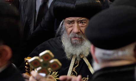 Coptic Pope Shenouda calls Maspero victims ‘martyrs’, refutes SCAF story