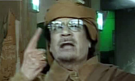 gaddafi protest