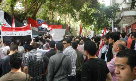 Syrian protests in Cairo