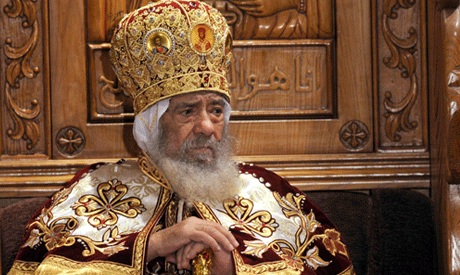 Pope Shenouda gives his blessings to Egypt’s new envoy to Addis