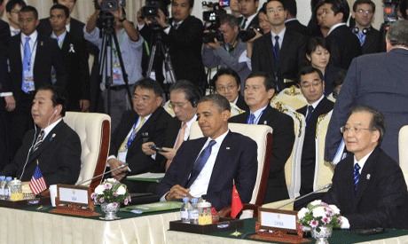 Barack Obama, Yoshihino Noda, Wen Jiabao