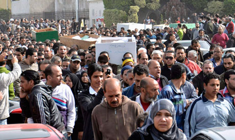 One dead in attack on mass funeral in Port Said