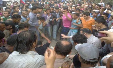 Angry Mob Beating A Shiite 