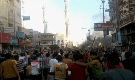The clashes in Mansoura