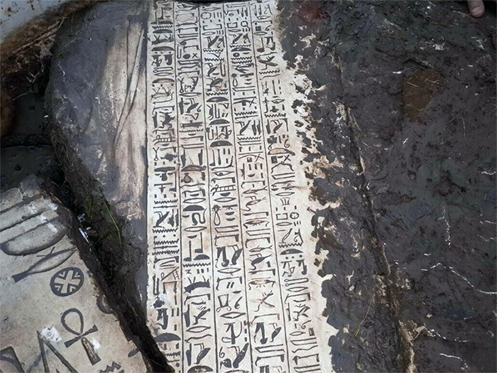 Men carrying out illegal excavation work found the remains of an Egyptian temple from the reign of New Kingdom King Tuthmose III