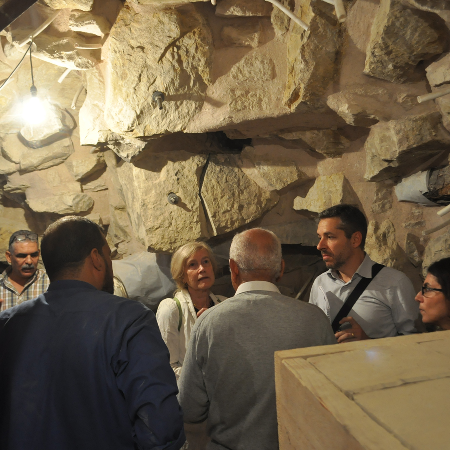 UNESCO delegate inside the Djoser