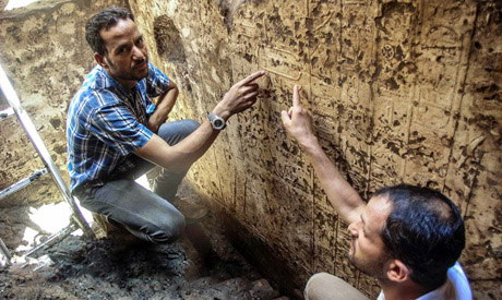 A well preserved limestone chapel from the reign of the 11th Dynasty king Mentuhotep II has been unearthed in Sohag