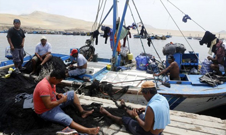 Egyptian fishermen 
