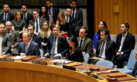 UNSC resolution on Jerusalem vetoed by US