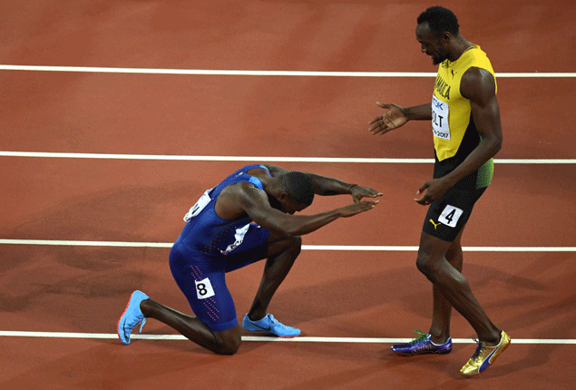 PHOTO GALLERY: Bolt stunned by Gatlin in world 100m race 