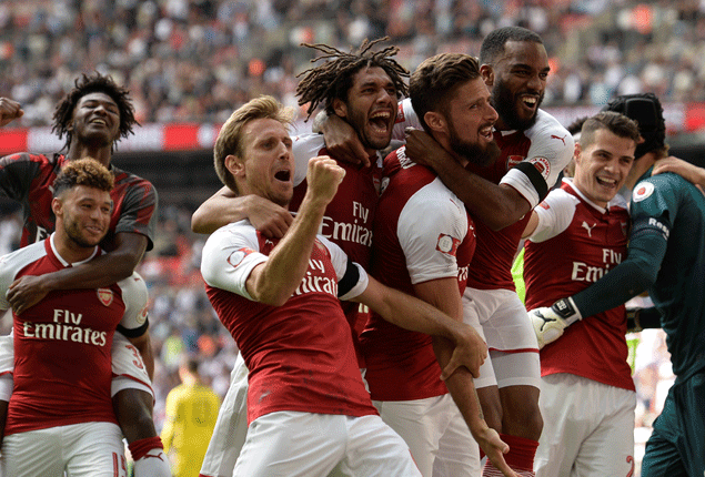 PHOTO GALLERY: Arsenal win Community Shield after beating Chelsea on penalties 