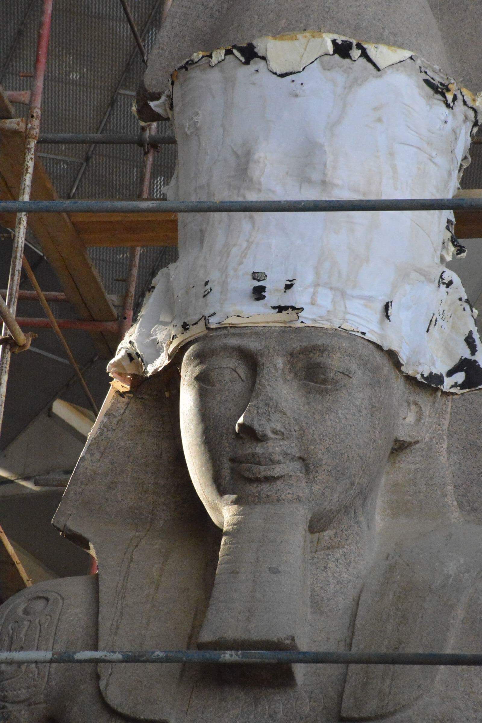 Sun rays touch the face Ramses II at the GEM - Ancient Egypt - Heritage - Ahram Online1600 x 2400