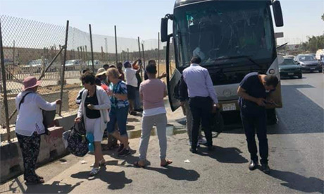 Image result for 16 injured as explosion hits tourist bus in Egypt