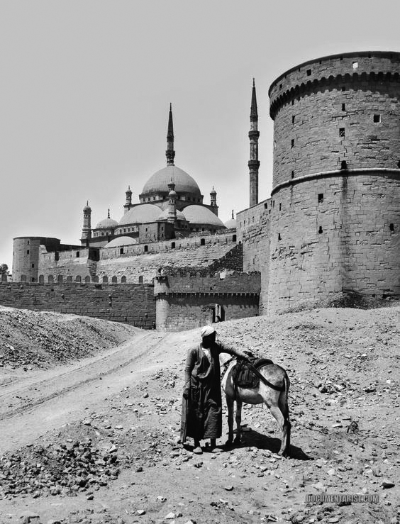 The Salaheddin          Citadel and Mohamed Ali Mosque at the beginning of the 20th          century 