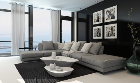 Interior Design And The New Black Style Life Style