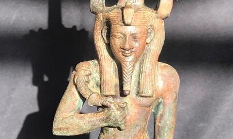 Statue of god Nefertum unearthed in Egypt's Saqqara necropolis