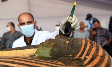 Coffins              discovered in Saqqara