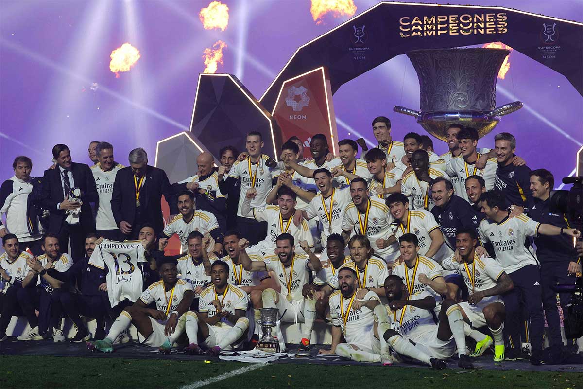 PHOTO GALLERY: Real Madrid win Super Cup in Saudi Arabia