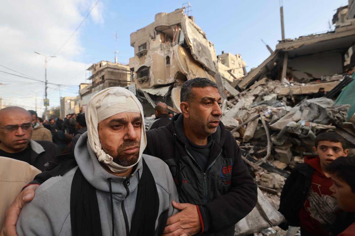 PHOTO GALLERY: Grief covers Palestinian survivors' faces over their destroyed homes in Rafah
