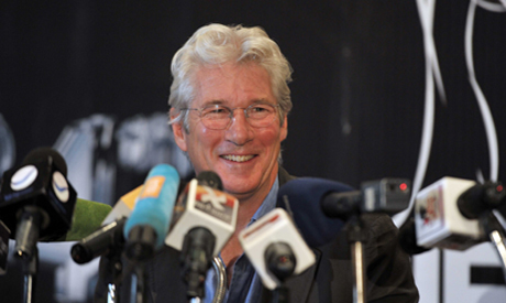 Richard Gere at the press conference