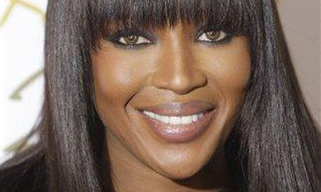 British model Naomi Campbell arrives for the British Fashion Awards at a central London hotel, Tuesd
