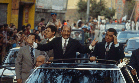 Sadat and Mubarak