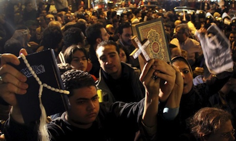 Copts and Muslims join in protest