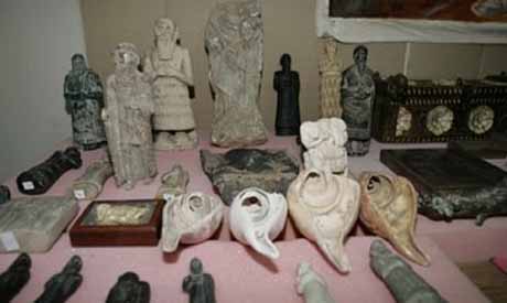 some of the objects stored at qantara east warehouse