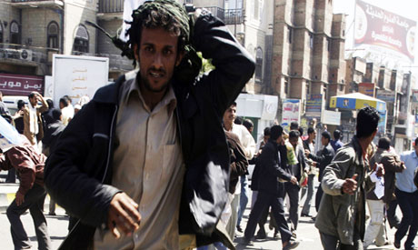 Yemeni people killed in Taez (Reuters photo)