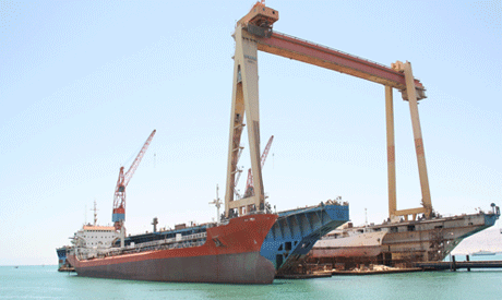 Suez Maintenance dock 