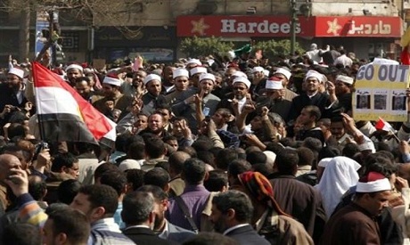 Al Azhar Clerics in Tahrir square