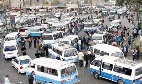 Egypt microbus strike
