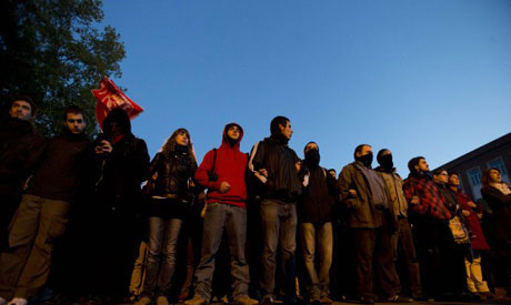 Students preparing for strike in Spain