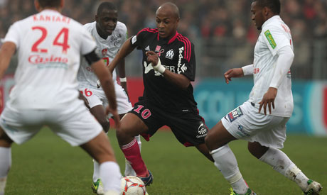 Marseille forward Andre Ayew of Ghana,