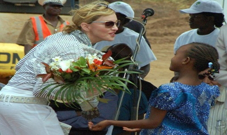 Madonna in Malawi Photo AFP