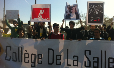 students march