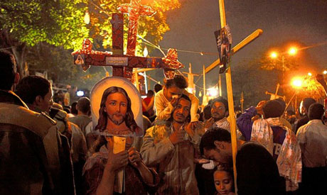 Coptic demonstration 
