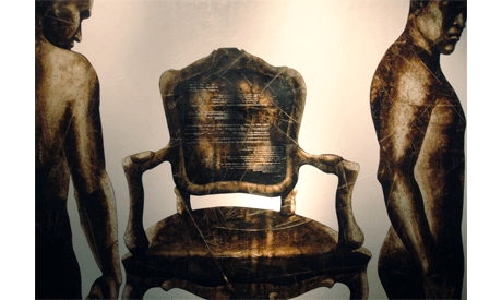The Chair Preaches - Mixed Media on Canvas - 190 x 280 cm - 2011