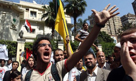 El-Gizawi embassy protest