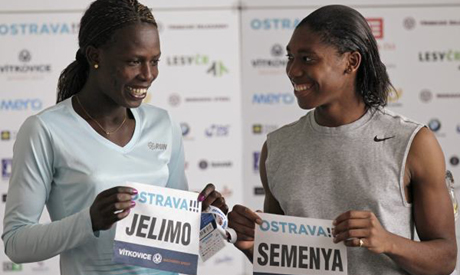Jelimo and Semenya 