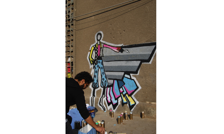 Non-political graffiti during the end of 2011 (Photo: Rowan El Shimi)