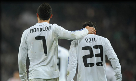 Ronaldo and Ozil