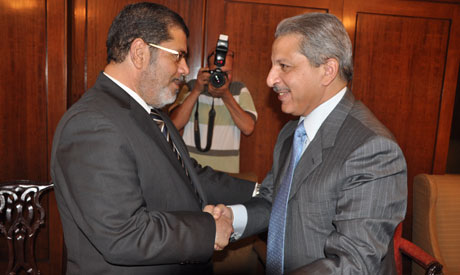 President Morsi and Ambassador El Katan 