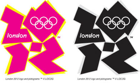 Official logo art for the 2012 London Olympics.