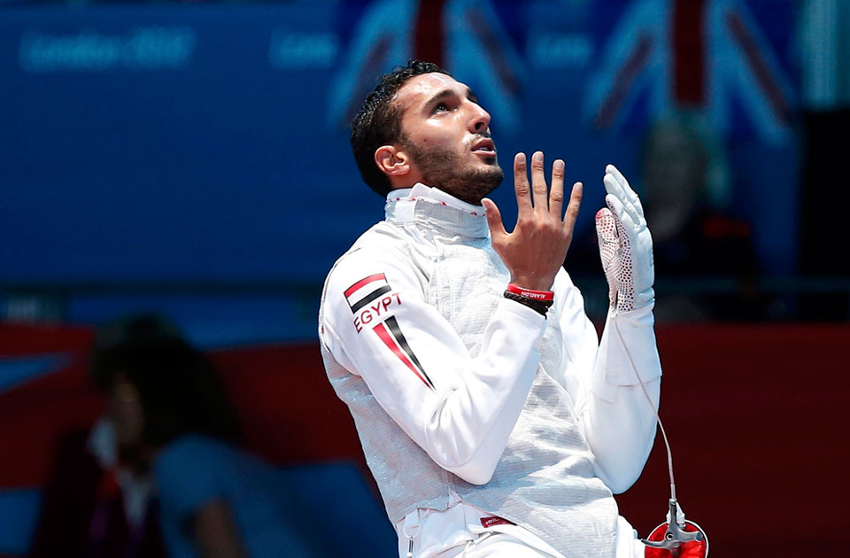 PHOTO GALLERY: Egyptian fencer Abouelkassem's road to the silver ...