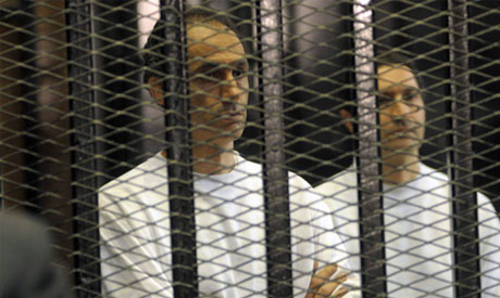 Gamal and Alaa Mubarak