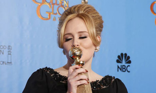 Adele, winner for best original song for Skyfall. Photo: Reuters