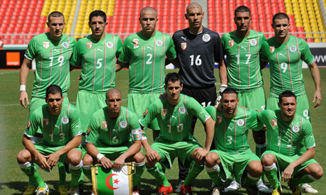 Players of the Algerian National team