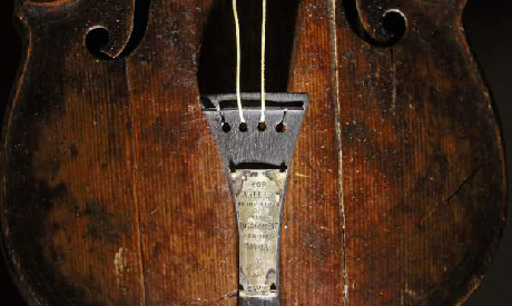 Titanic violin on auction