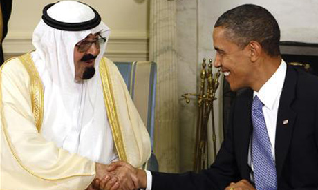 obama and saudi king
